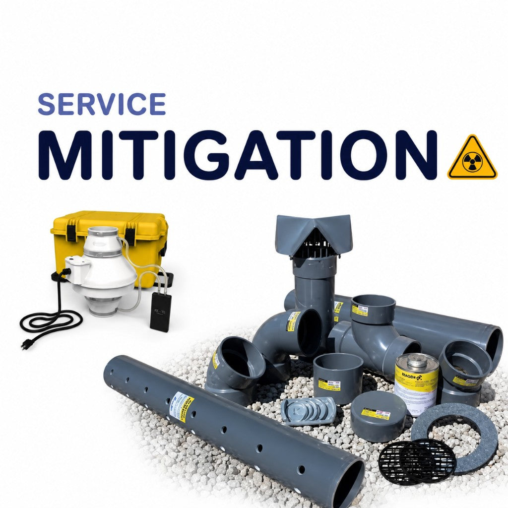 Radon gas mitigation services